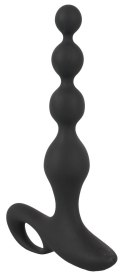 Black Velvets Model 552955 - Silikonowe koraliki z 10 trybami wibracji, czarne Black Velvets
