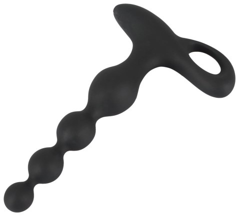Black Velvets Model 552955 - Silikonowe koraliki z 10 trybami wibracji, czarne Black Velvets