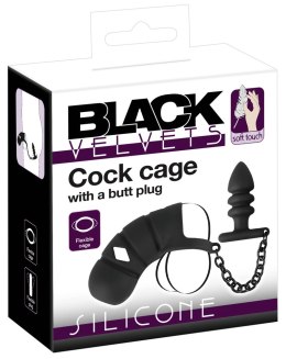 Black Velvets System Kontroli Komfortu Czarny 11,5 cm Silikonowy Black Velvets