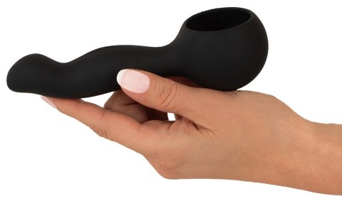 Couples Choice Masażer z 3 wymiennymi końcowkami czarny 21,5 cm Couples Choice