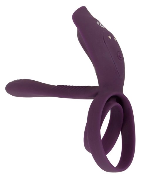 Couples Choice RC Couples Vibrator 2 - System dla par z pilotem, silikonowy Couples Choice