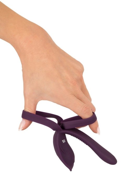 Couples Choice RC Couples Vibrator 2 - System dla par z pilotem, silikonowy Couples Choice