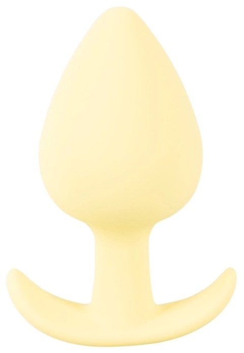 Cuties Korek Intymny Silikonowy Żołty 6,5 cm - Model Stożkowy Mini Cuties