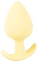 Cuties Korek Intymny Silikonowy Żołty 6,5 cm - Model Stożkowy Mini Cuties