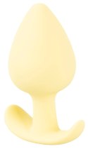 Cuties Korek Intymny Silikonowy Żołty 6,5 cm - Model Stożkowy Mini Cuties