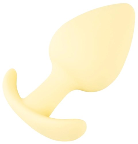 Cuties Korek Intymny Silikonowy Żołty 6,5 cm - Model Stożkowy Mini Cuties