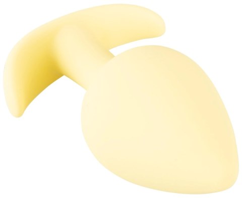 Cuties Korek Intymny Silikonowy Żołty 6,5 cm - Model Stożkowy Mini Cuties