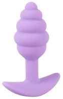 Cuties Korek Stożkowy z Rowkami Fioletowy 7,5 cm Silikonowy Cuties