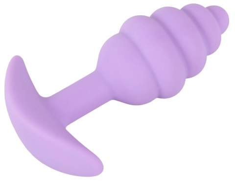 Cuties Korek Stożkowy z Rowkami Fioletowy 7,5 cm Silikonowy Cuties