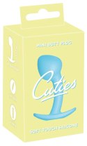 Cuties Korek silikonowy anatomiczny zakrzywiony niebieski 7,1 cm Cuties
