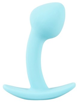 Cuties Korek silikonowy anatomiczny zakrzywiony niebieski 7,1 cm Cuties