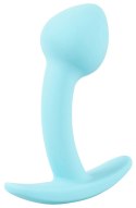 Cuties Korek silikonowy anatomiczny zakrzywiony niebieski 7,1 cm Cuties