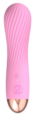 Cuties Mini Pink - Wibrujący model z rowkowaną powierzchnią, 12,5 cm Cuties