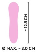 Cuties Mini Pink - Wibrujący model z rowkowaną powierzchnią, 12,5 cm Cuties