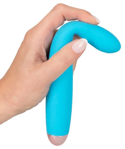 Cuties Mini Wibrator Stymulujący Niebieski 18,7 cm USB 7 Trybow Cuties