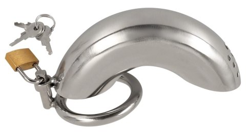 Fetish Collection Chastity Cage I - stalowa klatka z zamkiem, 13,5 cm Fetish Collection