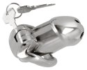 Fetish Collection Chastity Cage II metalowy system zabezpieczający 8,5 cm Fetish Collection