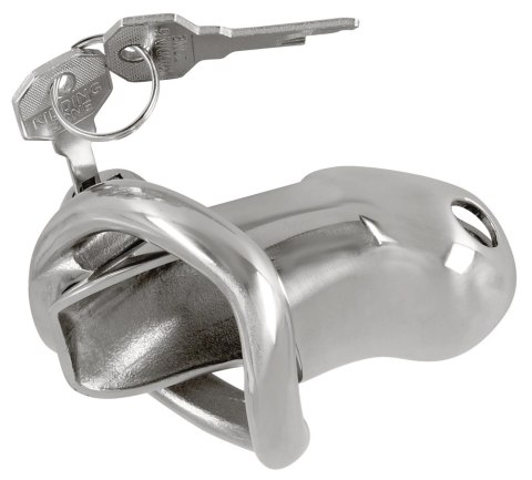 Fetish Collection Chastity Cage II metalowy system zabezpieczający 8,5 cm Fetish Collection