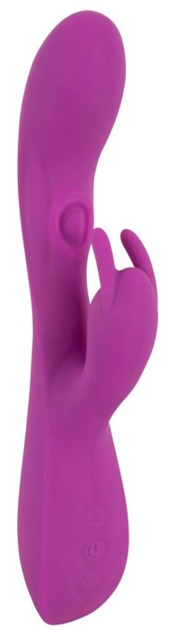 Javida Thumping Rabbit Vibrato silikonowy model z pulsacją 23,3 cm fioletowy JAVIDA