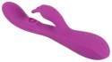 Javida Thumping Rabbit Vibrato silikonowy model z pulsacją 23,3 cm fioletowy JAVIDA