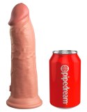 King Cock Elite Model 8" silikonowy, jasny, z przyssawką, 20 cm King Cock