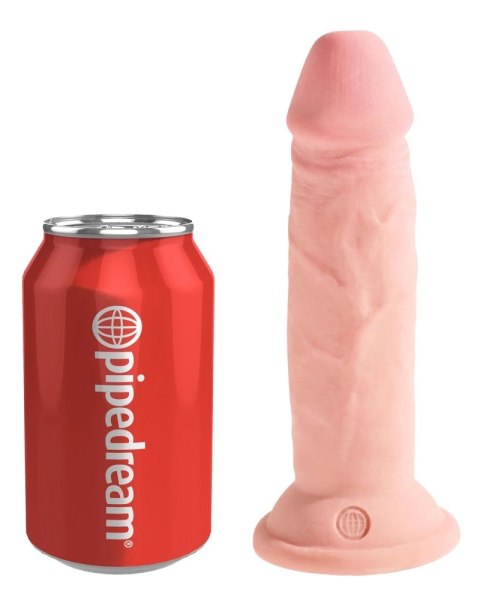 King Cock Plus Model 6" Triple Density Jasny TPE Przyssawka 15 cm King Cock