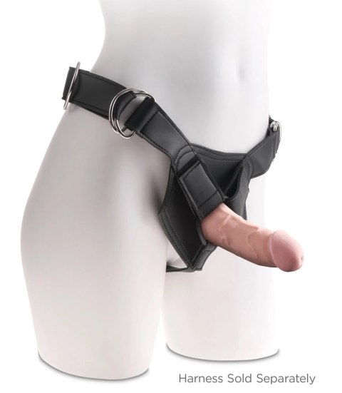 King Cock Plus Model 6" Triple Density Jasny TPE Przyssawka 15 cm King Cock