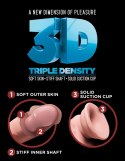 King Cock Plus Model 6" Triple Density Jasny TPE Przyssawka 15 cm King Cock