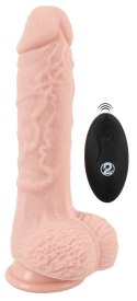 Medical Silicone RC Vibrator 21cm - obracający się, wodoodporny, silikon Medical Silicone