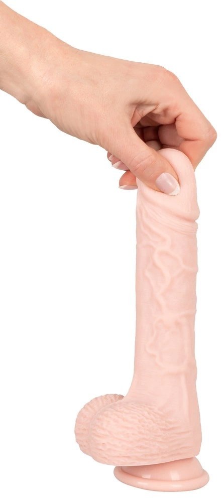 Medical Silicone RC Vibrator 21cm - obracający się, wodoodporny, silikon Medical Silicone