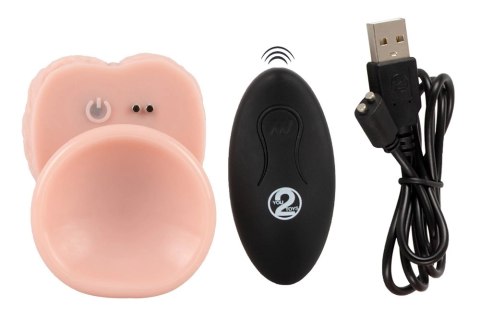 Medical Silicone RC Vibrator 21cm - obracający się, wodoodporny, silikon Medical Silicone