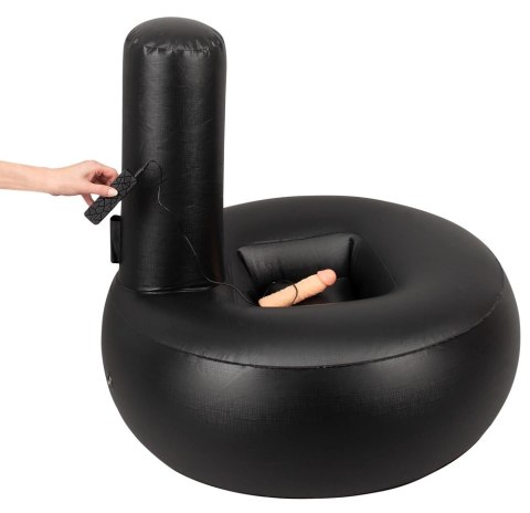 NMC Vibrating Lust Thruster poduszka pneumatyczna czarna z pilotem NMC