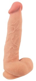 Nature Skin Model L Elastyczne Dildo 24,7 cm z Ruchomą Powłoką TPE Nature Skin