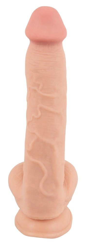 Nature Skin Model L Elastyczne Dildo 24,7 cm z Ruchomą Powłoką TPE Nature Skin