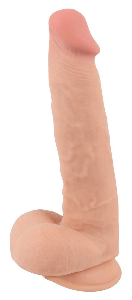 Nature Skin Model L Elastyczne Dildo 24,7 cm z Ruchomą Powłoką TPE Nature Skin