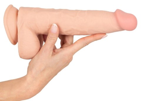 Nature Skin Model L Elastyczne Dildo 24,7 cm z Ruchomą Powłoką TPE Nature Skin