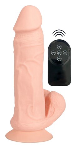 Nature Skin Model RC 20,8 cm - Anatomiczny wibrator z pilotem, elastyczny Nature Skin