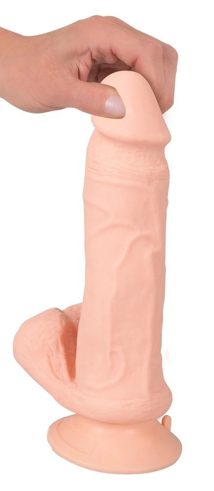 Nature Skin Model RC 20,8 cm - Anatomiczny wibrator z pilotem, elastyczny Nature Skin