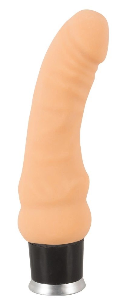 Nature Skin Wibrator 20 cm TPR wielofunkcyjny, elastyczny beżowy Nature Skin