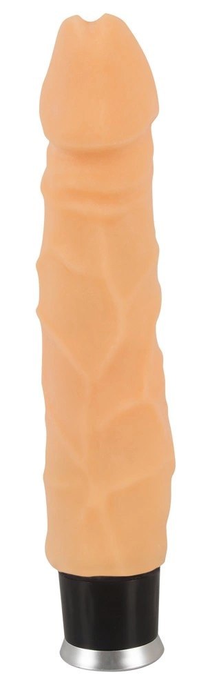 Nature Skin model 557912 - elastyczny masażer z powierzchnią żyłkowaną, cielisty 23 cm Nature Skin