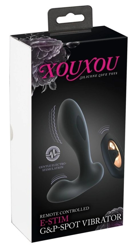XOUXOU RC E-Stim G&P-Spot - Wibrator z Elektrostymulacją i Pilotem XOUXOU