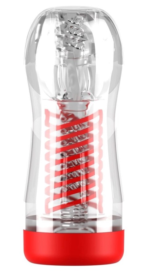 PDX Elite ViewTube 2 - Przezroczysta maszyna intymna spiralna 18 cm PDX