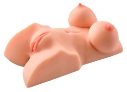 PDX Plus Tors Anatomiczny z Piersiami i Podwojnym Systemem Tuneli Cielisty PDX
