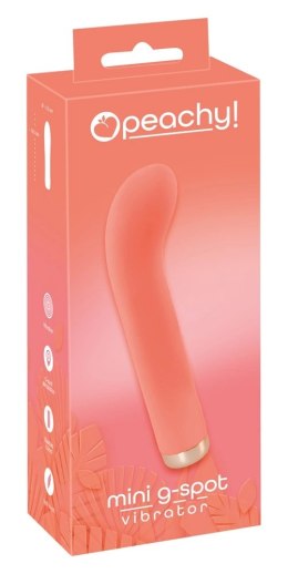Peachy Mini G-Spot Wibrator USB, silikonowy, pomarańczowy, 16,5 cm Peachy