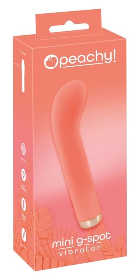 Peachy Mini G-Spot Wibrator USB, silikonowy, pomarańczowy, 16,5 cm Peachy