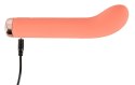 Peachy Mini G-Spot Wibrator USB, silikonowy, pomarańczowy, 16,5 cm Peachy