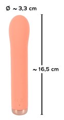 Peachy Mini G-Spot Wibrator USB, silikonowy, pomarańczowy, 16,5 cm Peachy