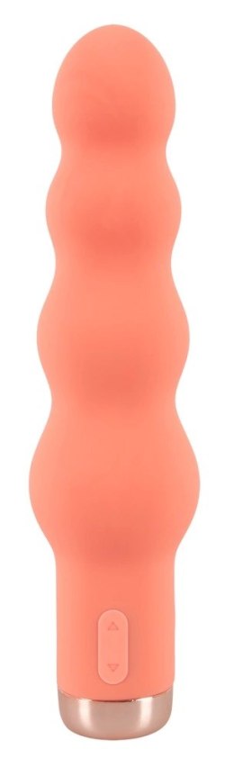 Peachy Mini Wibrator Koralikowy 10 Trybow Wibracji Pomarańczowy 16,5 cm Peachy
