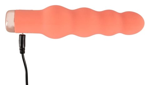 Peachy Mini Wibrator Koralikowy 10 Trybow Wibracji Pomarańczowy 16,5 cm Peachy