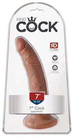 Pipedream King Cock 18 cm Jasny Model z Przyssawką i Teksturą King Cock